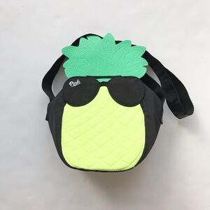 PINK Victoria Secret neon pineapple lunch bag